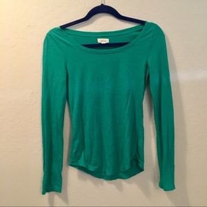 Aerie Green Long Sleeve Top